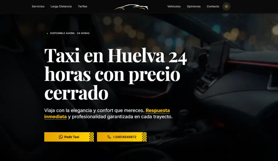 Caso de éxito Taxi Huelva 24h