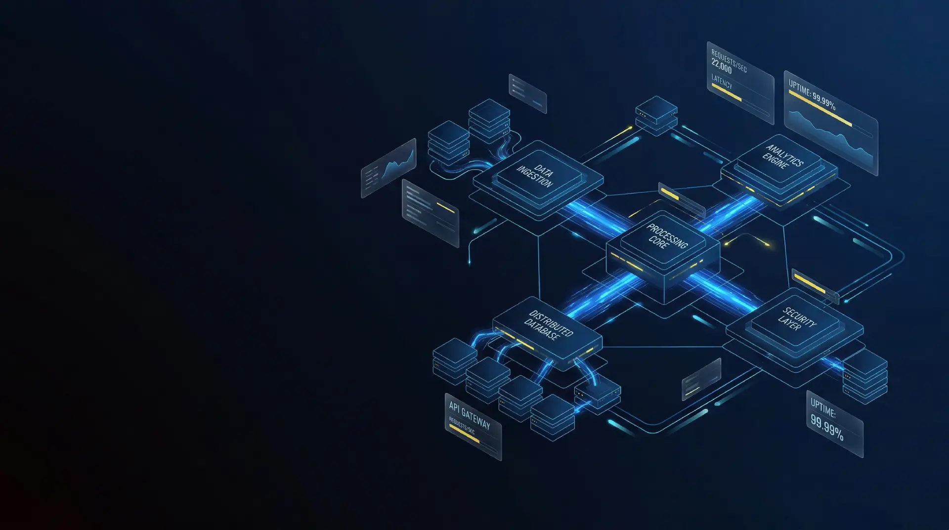 Sistema de software a medida con módulos conectados y automatización digital en Huelva